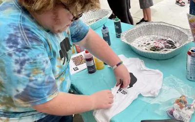 Tie Dye at the Zoo